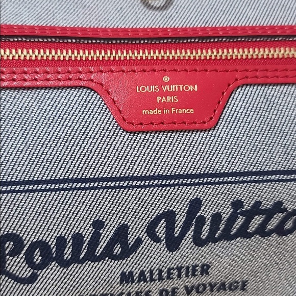 Louis Vuitton Patchwork Denim Neverfull MM - Picture 9 of 16